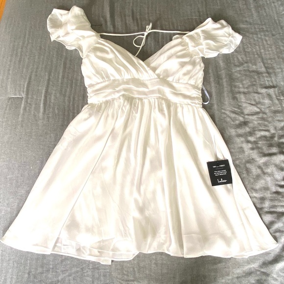 Lulus - White Dress - Picture 3 of 5